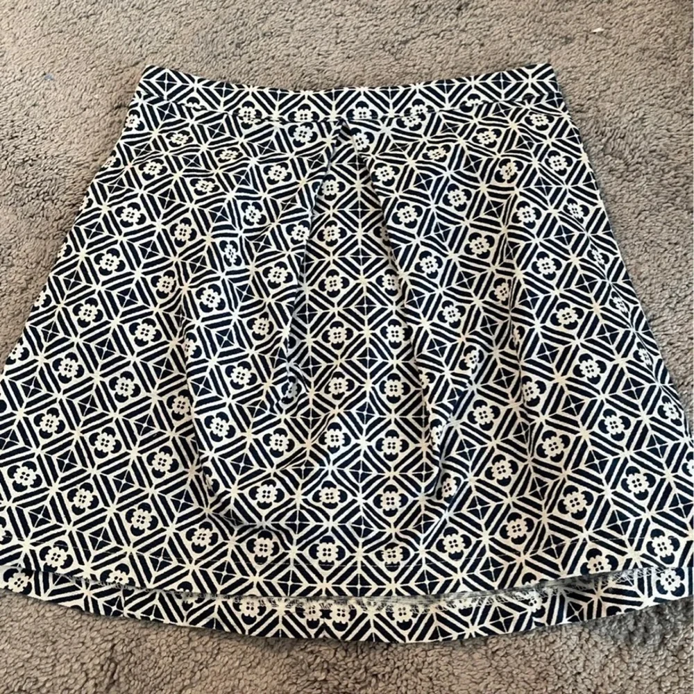 Blue and white Hollister pleated skirt XS
